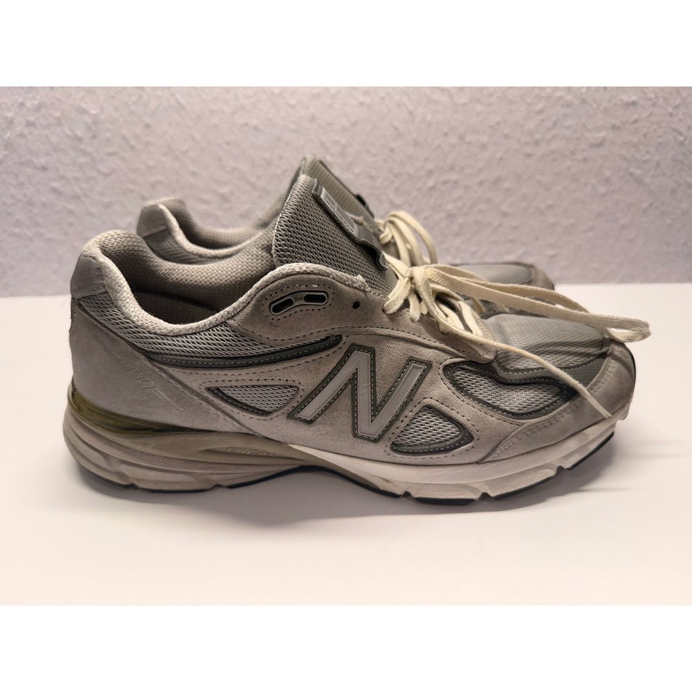 New Balance 990v4 Made in USA Grey Running Shoes M990GL4 Mens 12 D